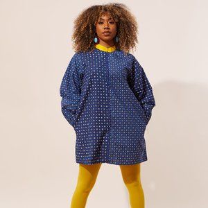 ELECTRIC BLUE ZIP UP